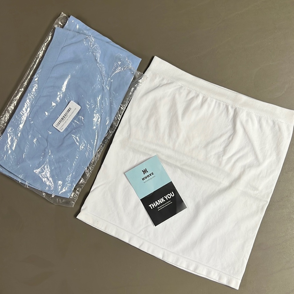 Kurve Medium Length Tube Top with Built-in Shelf Bra, size Medium-Large